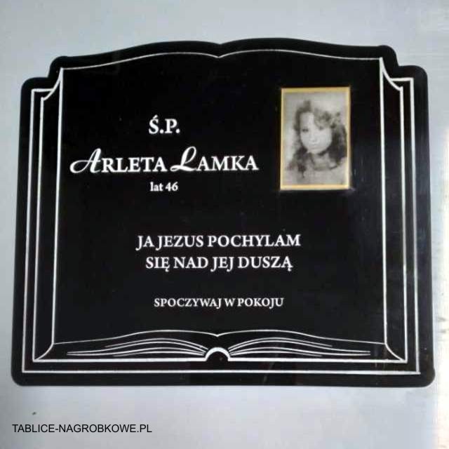 książka - tablica nagrobkowa