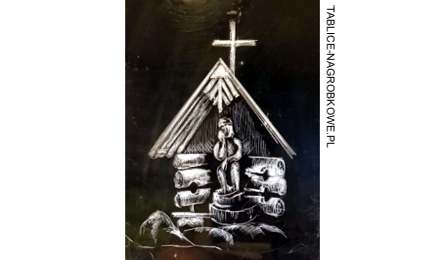 tablica nagrobkowa wizerunek 17 w plexi