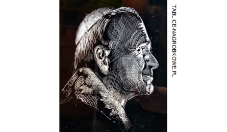 tablica nagrobkowa wizerunek 18 w plexi