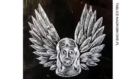 tablica nagrobkowa wizerunek 19 w plexi