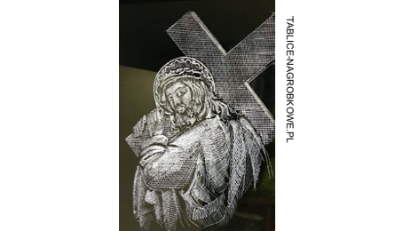 tablica nagrobkowa wizerunek 21 w plexi