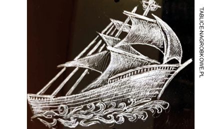 tablica nagrobkowa wizerunek 22 w plexi