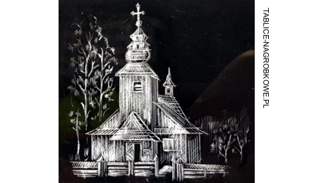 tablica nagrobkowa wizerunek 23 w plexi