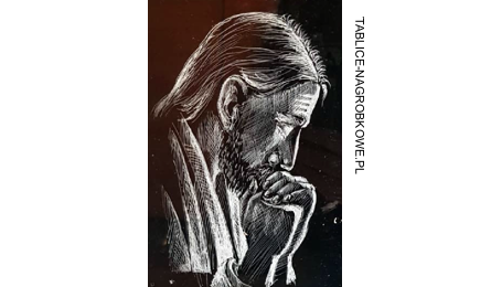 tablica nagrobkowa wizerunek 25 w plexi