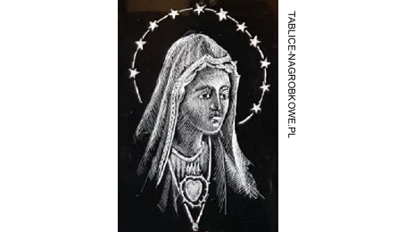 tablica nagrobkowa wizerunek 26 w plexi