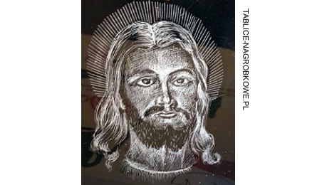 tablica nagrobkowa wizerunek 27 w plexi