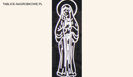 tablica nagrobkowa wizerunek 13 w plexi