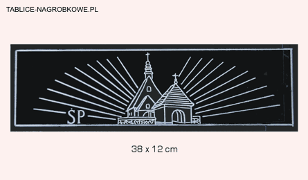 tablica nagrobkowa wizerunek 2 w plexi