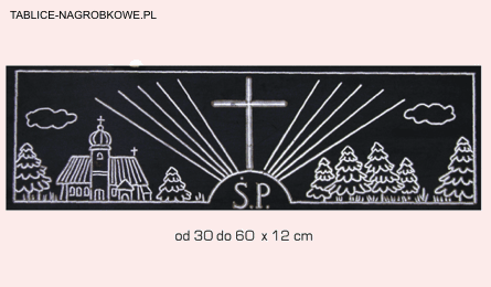 tablica nagrobkowa wizerunek 3 w plexi