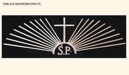tablica nagrobkowa wizerunek 8 w plexi