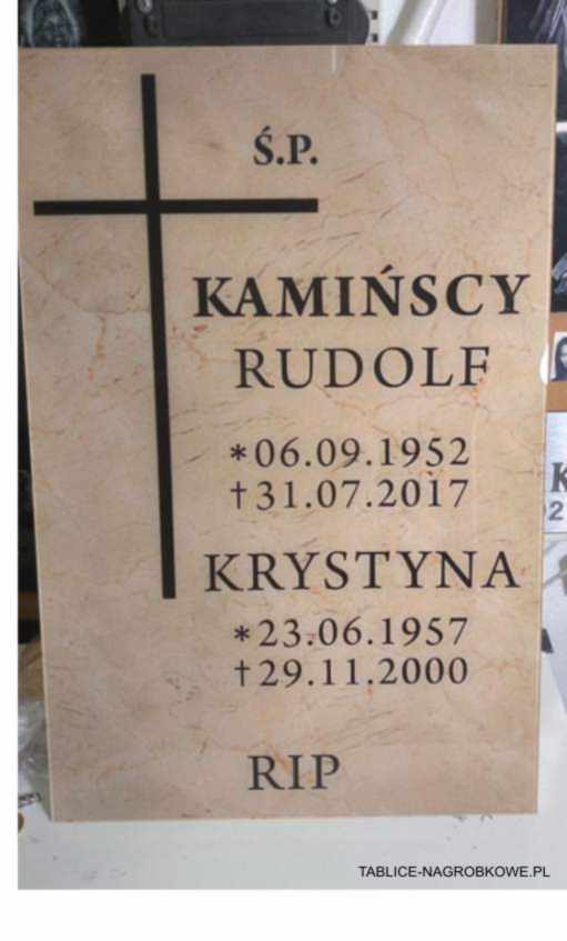 tablica nagrobkowa kaminscy