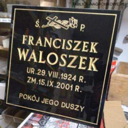 tablica nagrobna Waloszek