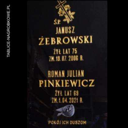 tablica nagrobkowa - Żebrowski