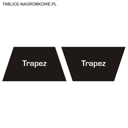 tablica nagrobkowa trapez