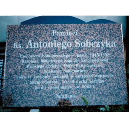 tablica pamiątkowa Sobczyk