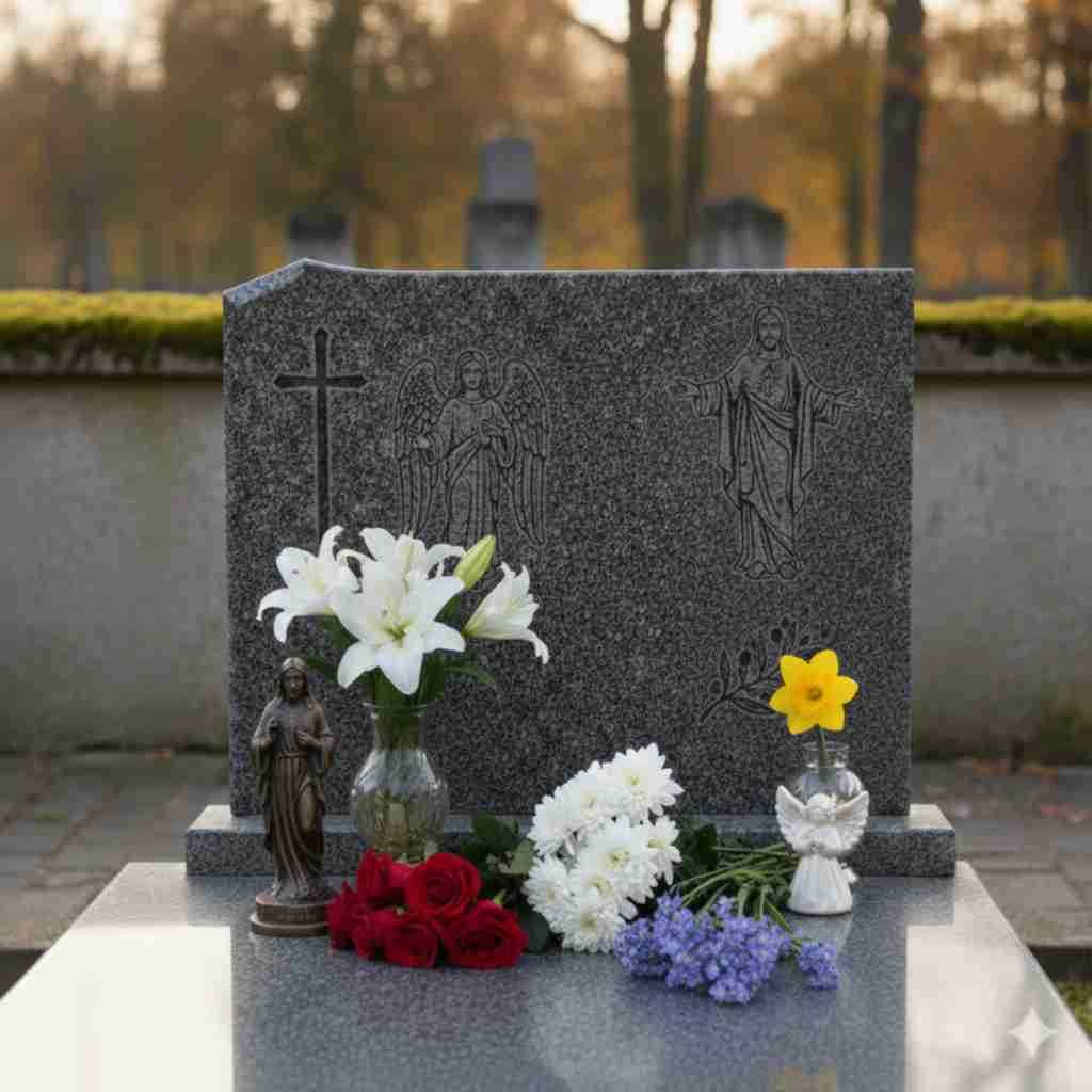 Kwiaty na grobie – róże, lilie, chryzantemy i ich symboliczne znaczenie w kulturze pamięci