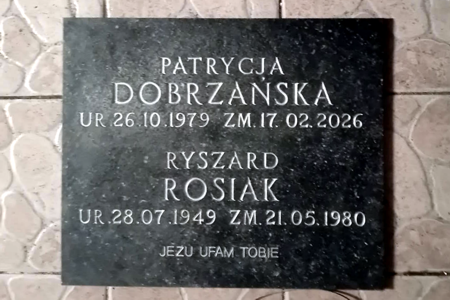 Tablica nagrobkowa Dobrzańska